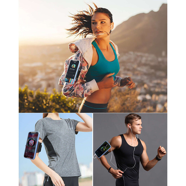 Armband armband for phone for running sport phone holder clip TSA1 Armband black