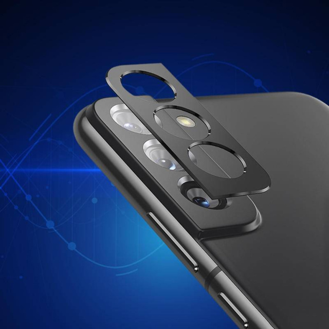 Металевий захисний чохол для камери Alogy Metal Lens Cover для Samsung Galaxy S22 Black
