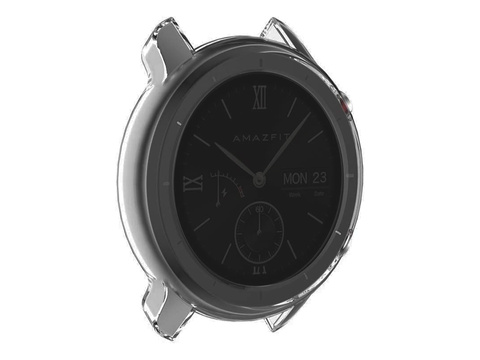 Silikonové ochranné pouzdro TPU Alogy pouzdro pro Amazfit GTR 47mm Transparent