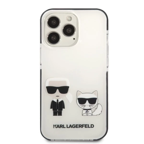 Etui Karl Lagerfeld KLHCP13XTPEKCW na iPhone 13 Pro Max 6,7" pevné puzdro Karl