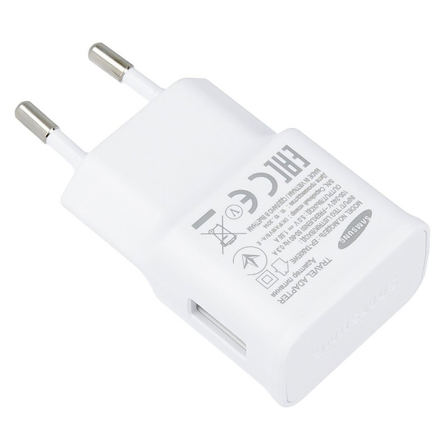 Зарядний пристрій Samsung USB-A EP-TA50EWE 5V / 1.55A White