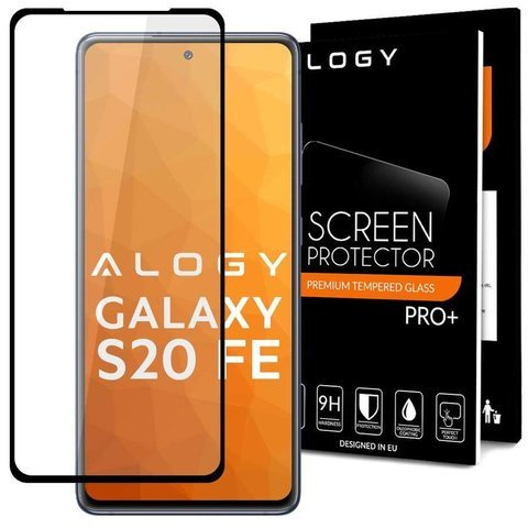 Pouzdro Glass Alogy Full Glue vhodné pro Samsung Galaxy S20 FE Black