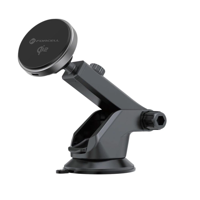 Автомобільний тримач Forcell Rapid Charge Qi2 MagSafe із зарядним пристроєм 15 Вт