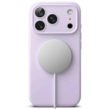 Etui do iPhone 17 Pro Max Ringke Silicone Magnetic MagSafe Fioletowe