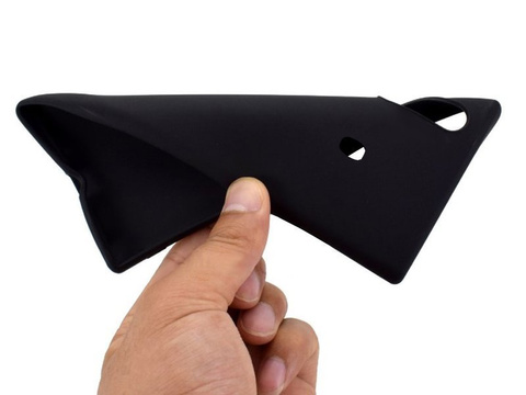 Alogy Slim Silikonhülle für Samsung Galaxy A60 schwarz Alogy 5D Glass