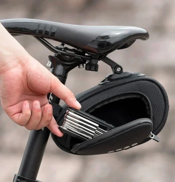 Podsedlová brašna Rockbros C40, černá, vodotěsná