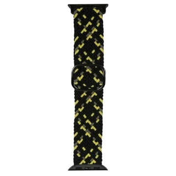 Beline Textile smartwatch strap for Apple Watch 42/44/45/49mm black/lime black/lime