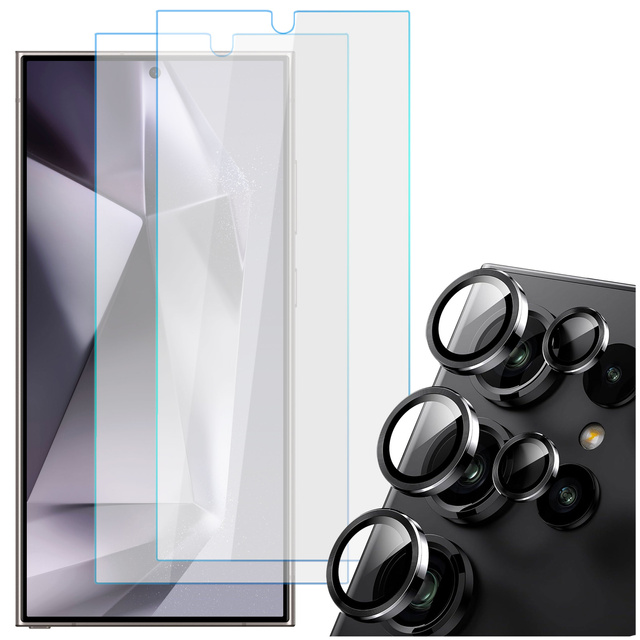 Загартоване скло Supreme Set для Samsung Galaxy S24 Ultra Clear