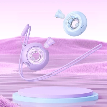 Bezdrátová Bluetooth sluchátka Hoco EW71 TWS - modrá s LED diodou