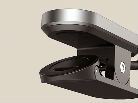 Baseus wireless LED desk lamp with a clip, gray