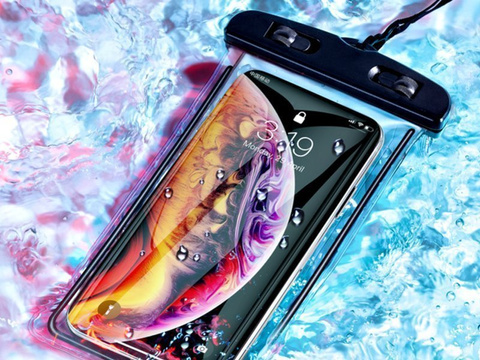 Vodotěsné pouzdro Alogy x2 univerzální vodotěsné IPX8 do 6,5" černé