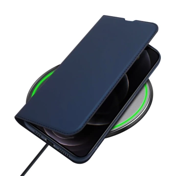 Dux Ducis Skin Pro Holster Flip Cover für iPhone 13 Pro Max blau