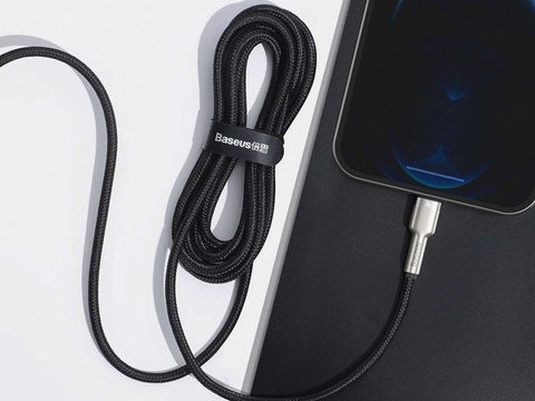 Kabel 2m Baseus Metal kabel USB-C Type C na Lightning PD 20W Black