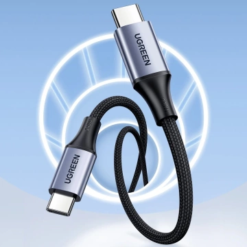 Cable UGREEN cable USB Type C - USB Type C Power Delivery 240W 5A 2m gray (90440 US535)
