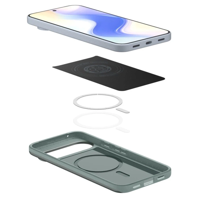 Etui Ochronne do Google Pixel 10 / 10 Pro Spigen Thin Fit Mag MagSafe Sage Green