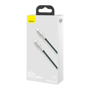 Baseus Cafule USB-C to USB-C cable, 100W, 2m (green)