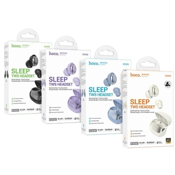 Bezdrôtové Bluetooth slúchadlá Hoco EW200 TWS – fialové