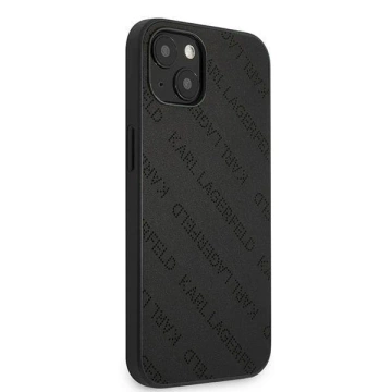 Etui ochronne na telefon Karl Lagerfeld KLHCP13SPTLK do Apple iPhone 13 Mini 5,4" hardcase czarny/black Perforated Allover