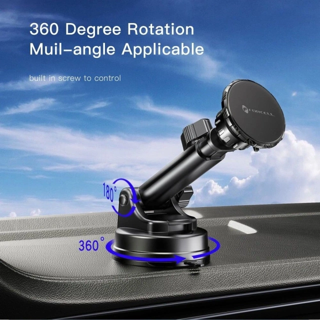 Forcell Magnetic Telescopic Car Holder 3in1 16cm