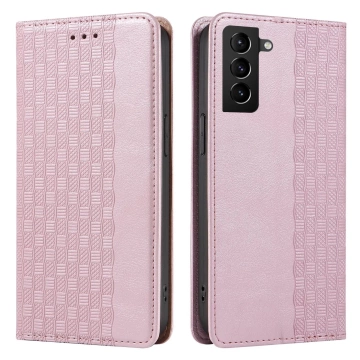 Чохол з магнітним ремінцем для Samsung Galaxy S22 (S22 Plus) Сумка Гаманець Міні Шнурок Підвіска Рожевий