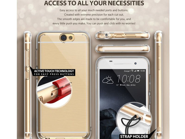 Etui ringke fusion htc one a9 rose gold