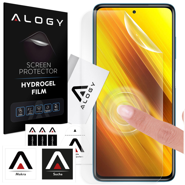 Гідрогелева плівка для Xiaomi Poco X3 NFC / X3 PRO / Redmi Note 9S / Redmi Note 9 Pro Phone Protector Screen Protector Alogy Hydrogel Film