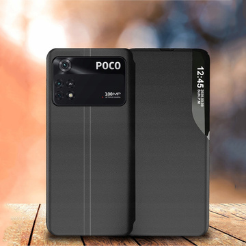 Alogy Smart View Cover Flip Leather Wallet Case для Xiaomi Poco M4 Pro 4G / LTE