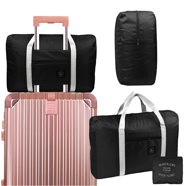 Pánská sportovní taška přes rameno do posilovny na trénink příruční zavazadlo 48x32 látka Alogy Sport Black