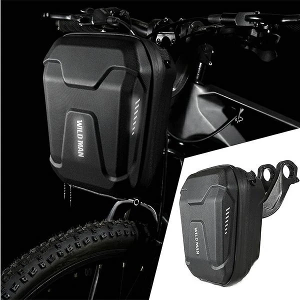 Wildman E8 Fahrradtasche Rahmentasche 3L Wasserdicht Schwarz