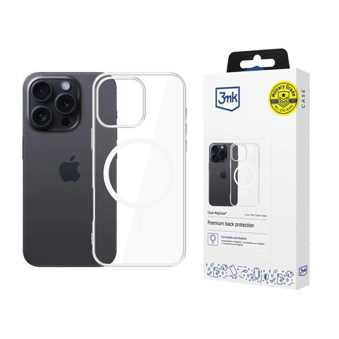 Etui 3mk Clear MagCase für Apple iPhone 16 Pro Max