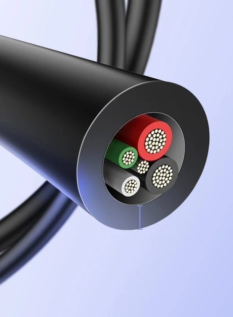 Uzelený kábel USB – USB typu C 480 Mb/s 3 A 1,5 m čierny (US287 60117)