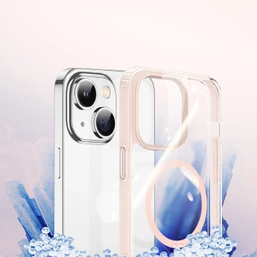 Dux Ducis Clin2 case iPhone 14 Plus Magnetic MagSafe case pink