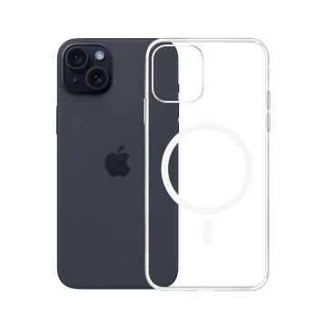 Protective case for Apple iPhone 15 3mk Clear MagCase