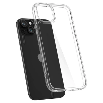 Kryt Spigen Crystal Hybrid pre Apple iPhone 15 Plus - priehľadný