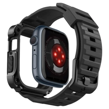 Pasek Spigen Tough Armor "Pro" do Apple Watch 7/8 (45 mm) Metal Black