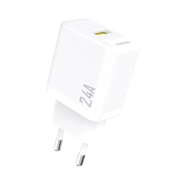 Dudao A23 2.4A USB-A Wall Charger | Fast Charging | White