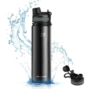 Rockbros 35210029002 cyklistická termofľaša na nápoje 620 ml - čierna