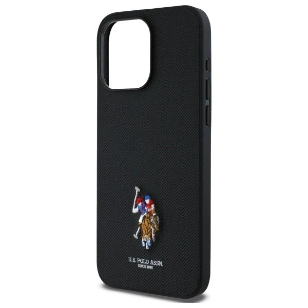 Etui do iPhone 15 Pro Max US Polo Embroidered DH Color Czarne