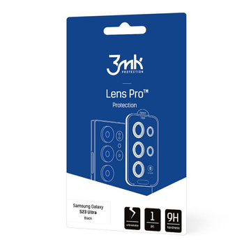 3mk Lens Protection Pro phone lens protector for Samsung Galaxy S23 Ultra Black
