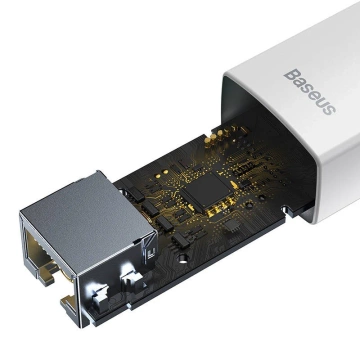 Baseus Lite Series USB-C to RJ45 network adapter (white)