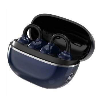 LDNIO T09 Bluetooth 5.4 slúchadlá do uší s puzdrom 20h tmavomodré