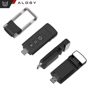 HUB splitter Alogy Adaptér pro počítačový notebook s USB-C na 3x USB-A 2.0 1x USB-A 3.0 šedý