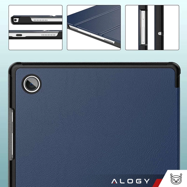 Alogy Book Cover Case pro Samsung Galaxy Tab A8 2021 SM-X200 / SM-X205 Navy Blue