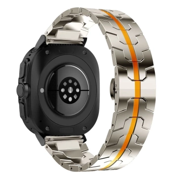 Bransoleta Stainless Line для Samsung Galaxy Watch Ultra (47 мм) Titanium/Orange