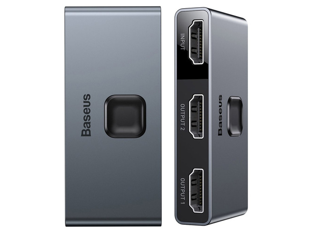 Baseus Switcher Full HDMI 4K 30Hz 2x1 / 1x2 obousměrný rozbočovač