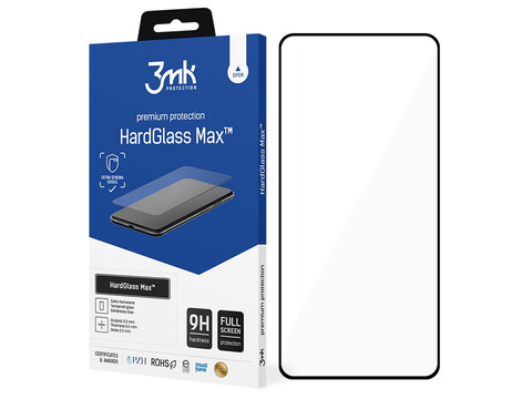 Tvrdené sklo HardGlass Max Finger Print 3mk pre Samsung Galaxy S21 FE Black