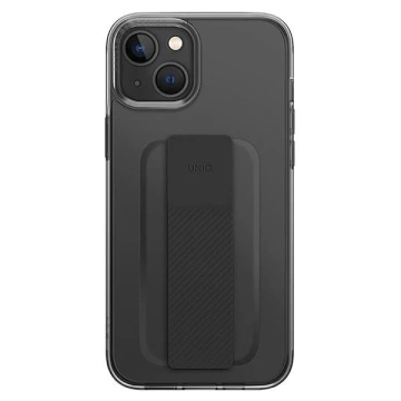 UNIQ Heldro Mount Hülle für iPhone 14 Plus 6.7" schwarz/rauchgrau