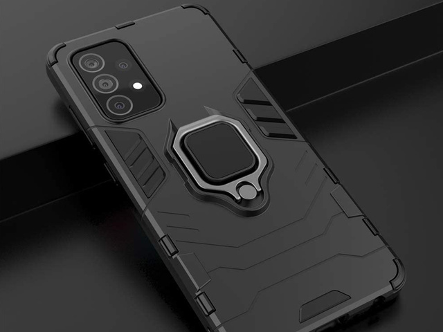 Etui Alogy Stand Ring Armor do Samsung Galaxy A72/ A72 5G czarne