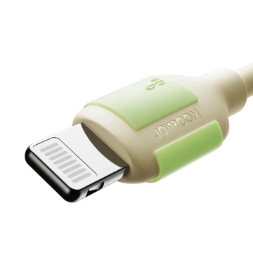 Кабель Joyroom S-A53 3A USB-A на Lightning 2 м, флуоресцентний бежевий