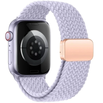 Pasek nylonowy do Apple Watch 4 / 5 / 6 / 7 / 8 / 9 / SE (38 / 40 / 41 mm) NylonMag Periwinkle